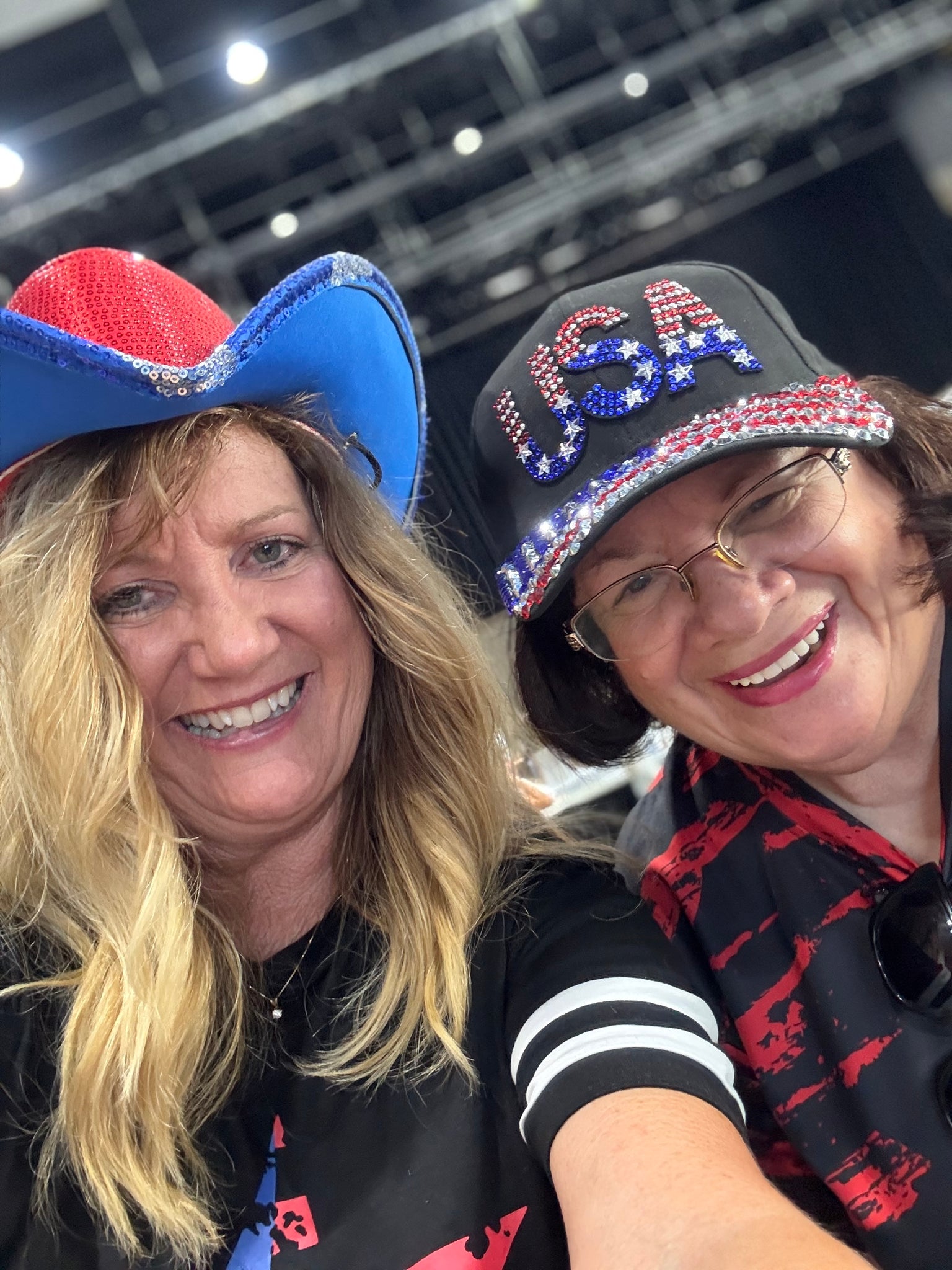Black Bling USA Hat
