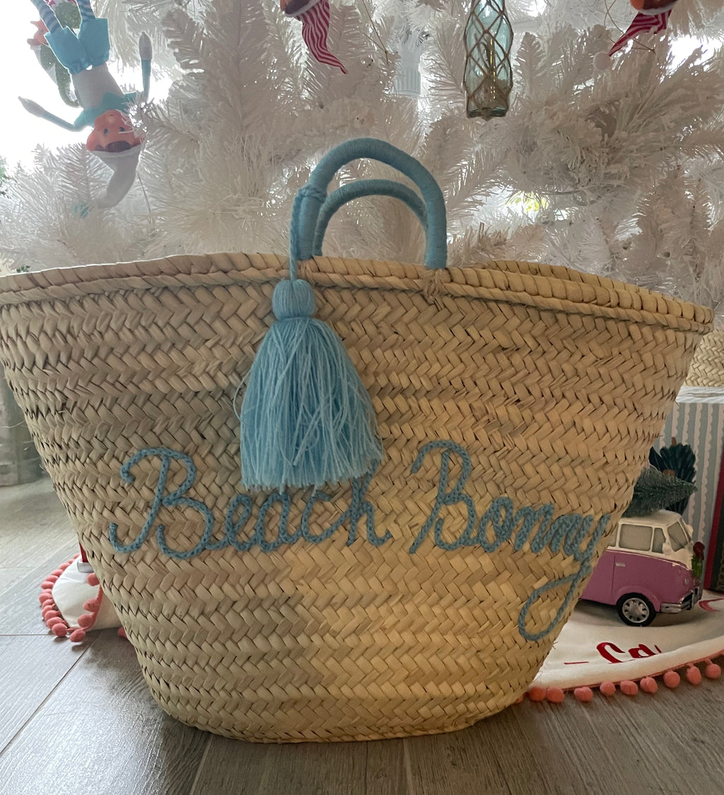 beach bonny tote blue