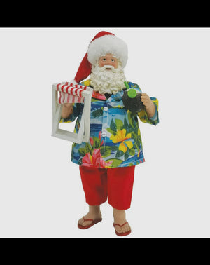 10” Beach Santa & chair