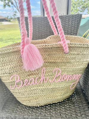 Beach Bonny Pink Tote with Tassel