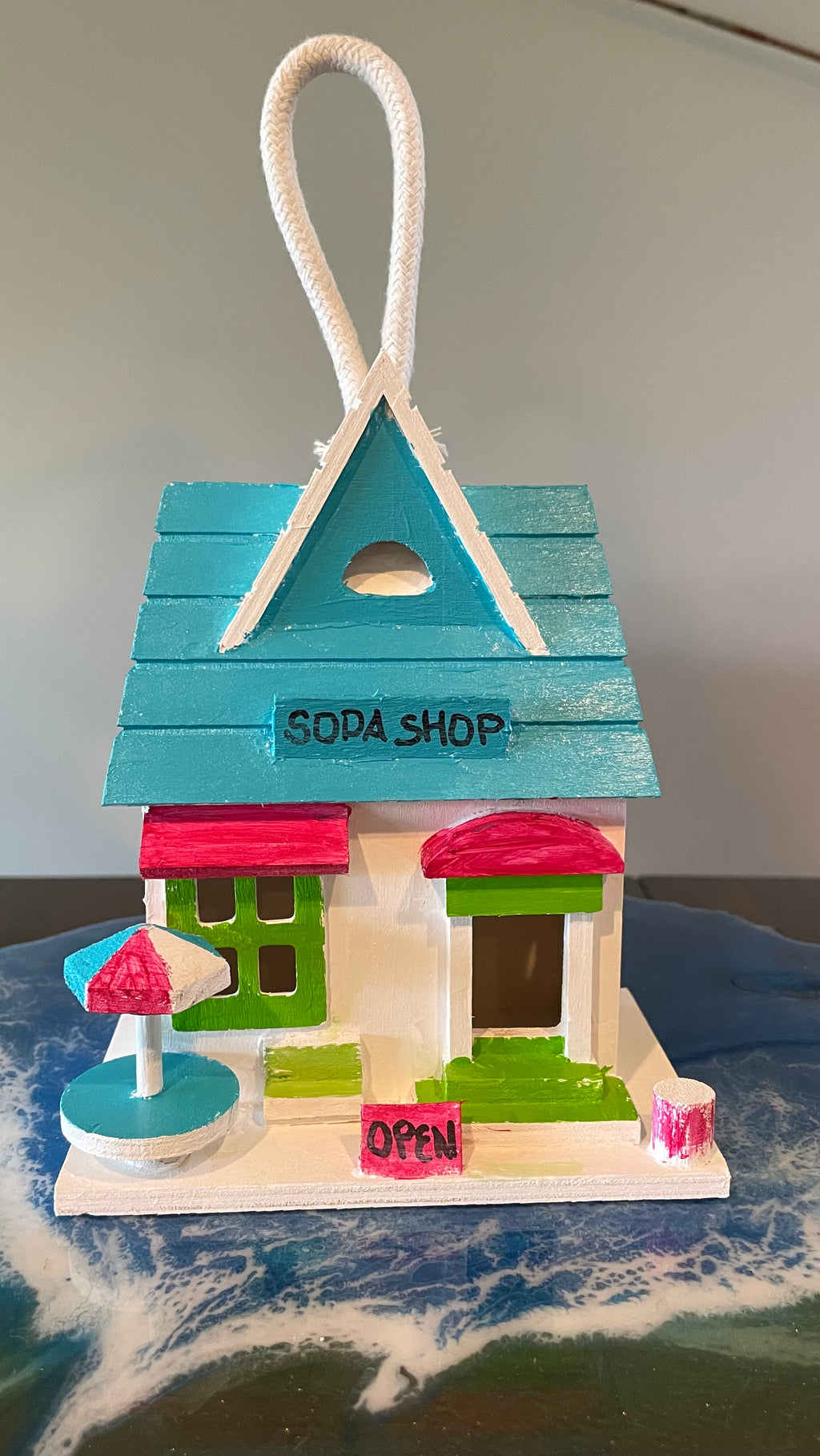 Soda Shop Birdhouse