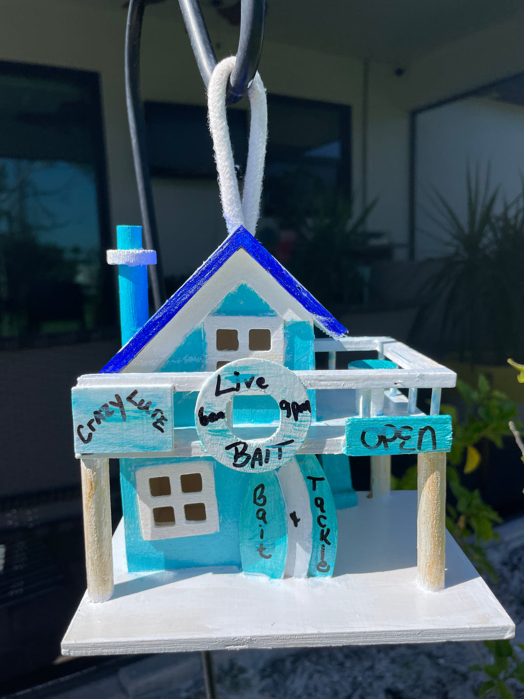 Crazy Lure birdhouse