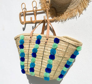 Miami Straw Basket, Beach bag