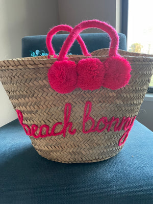 beach bonny Small Hot Pink Tote