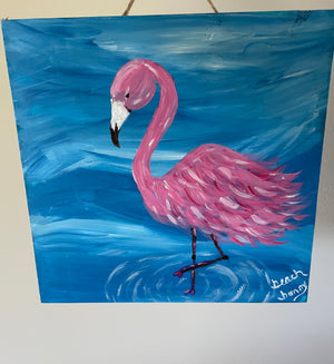 Flamingo Blue Ocean